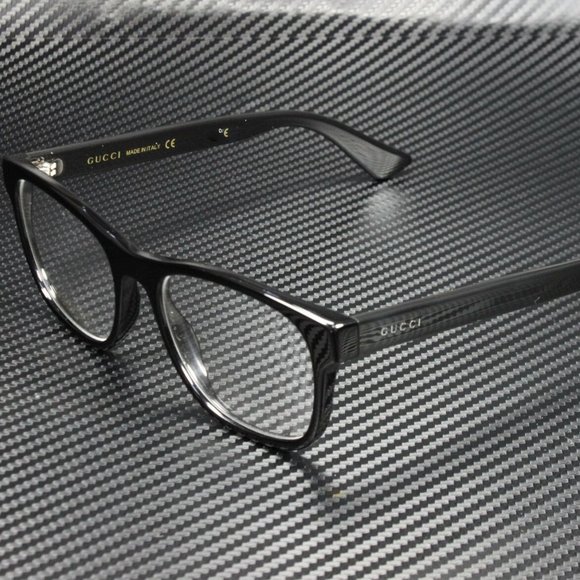 Gucci Blacked-Out 53mm Mens Eyeglasses - Picture 1 of 4
